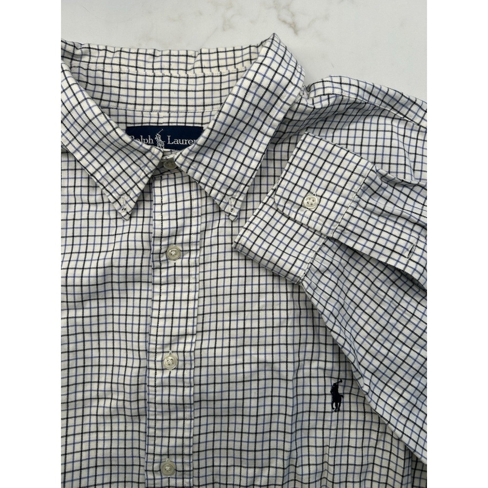 Polo Ralph Lauren Long Sleeve Button Down Up Front Shirt Classic Fit 3XL Big 3XB